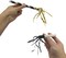 4E’s Novelty 50 Pack New Year’s Eve Noisemakers 2025 – Party Horns, Blowouts, Blowers & Whistles, Metallic Black Gold Silver NYE Party Supplies for Adults & Kids